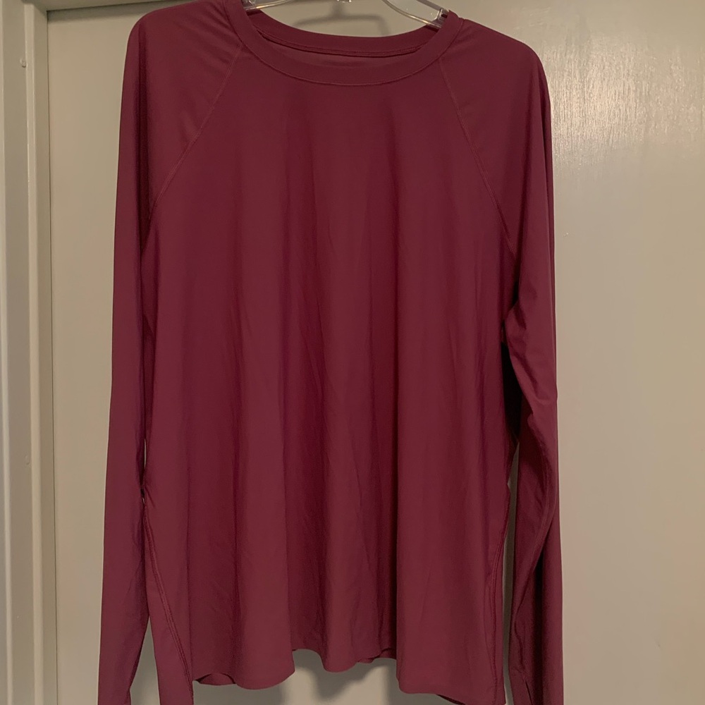 Lululemon Women's Long Sleeve Top - mauve xl or xxl